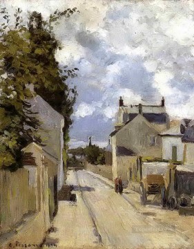 Camille Pissarro Painting - la calle de la ermita pontoise 1874 Camille Pissarro